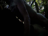 Rough and dirty anal fuck with my GF in the woods