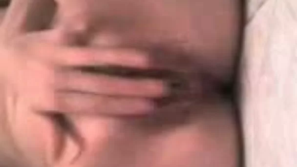 My shy black haired teeny girlfriend finger fucks her tight muff
