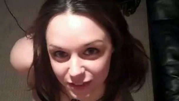 Beautiful brunette college chick craves for cumshot