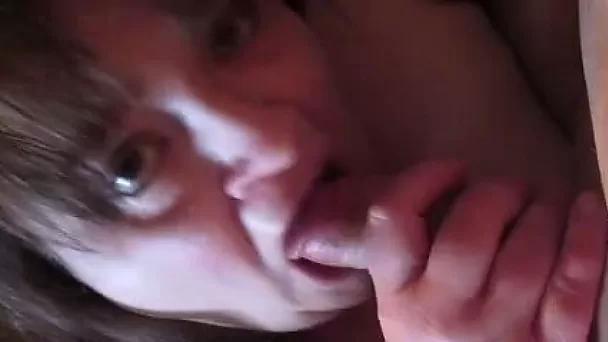 BBW brunette cock sucker gives me head like a turtle
