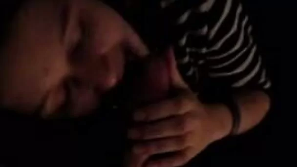 Sexy brunette co-worker doesn't want to stop sucking my wang