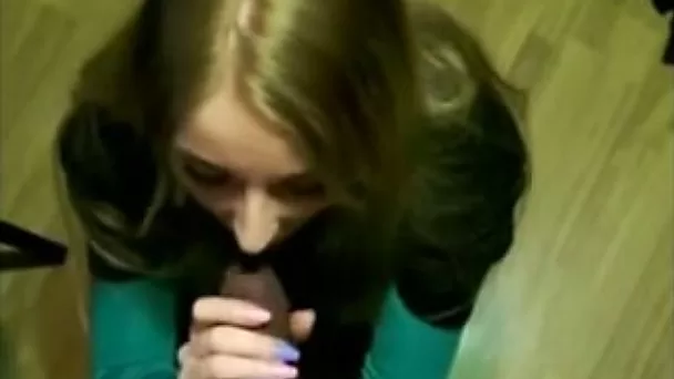 She was very interested to suck my big black dick and taste cum