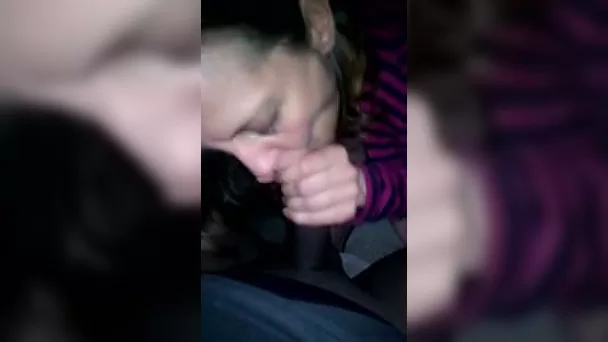 Beautiful black dick of my neighbor finally gets in my mouth