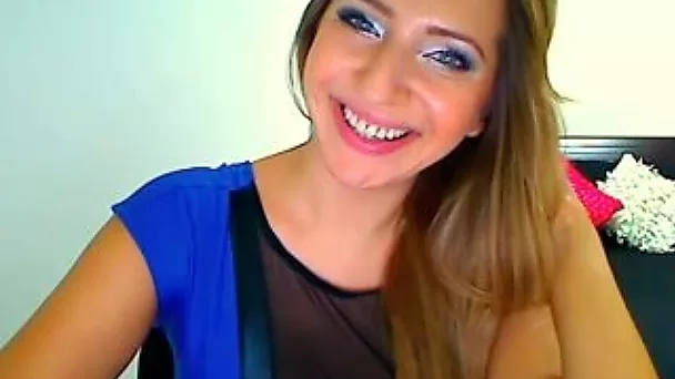 Russian hot blondie with sexy smile and nice rack of tits