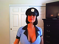 Sure I would love to get arrested by this gorgeous cop girl