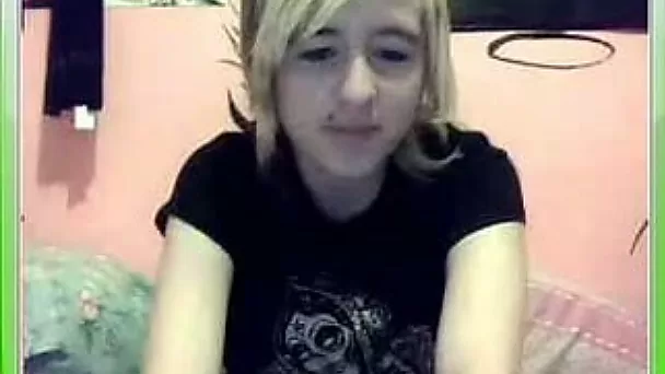Cute amateur blonde tramp lets me see her perky tits
