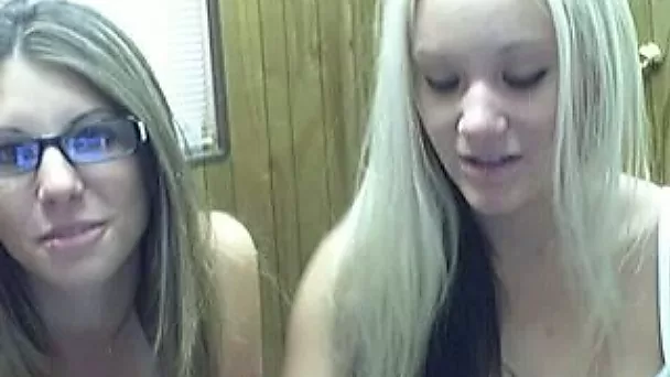 Two kinky light haired cuties are ready to eat each other's juicy cunts