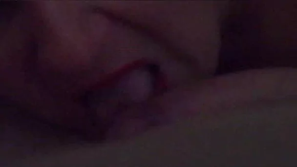 Mature wife licking and kissing my dick on POV video