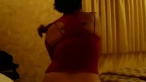 Cute and chubby brunette GF giving me handjob on POV video