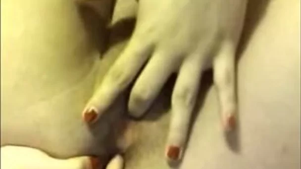 Perverted webcam show performed by lewd nympho teasing her own slit