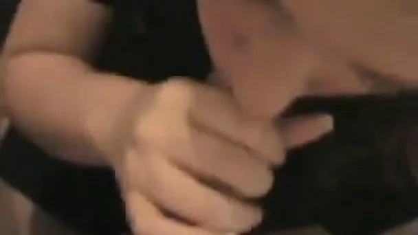 Lewd raven haired bitchie nympho was sucking my fat delicious cock