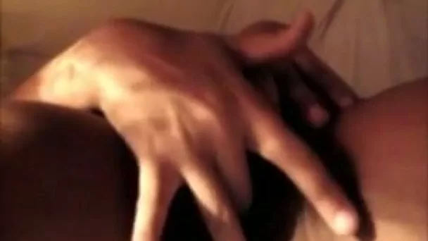 Awesome close-up vid of black pussy fingered by her kinky owner