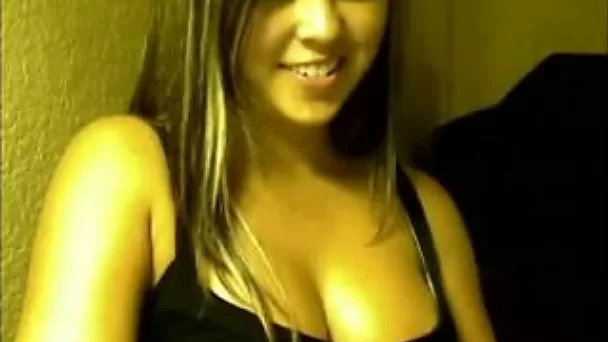 Amateur hilarious light haired cutie masturbated with her new dildo
