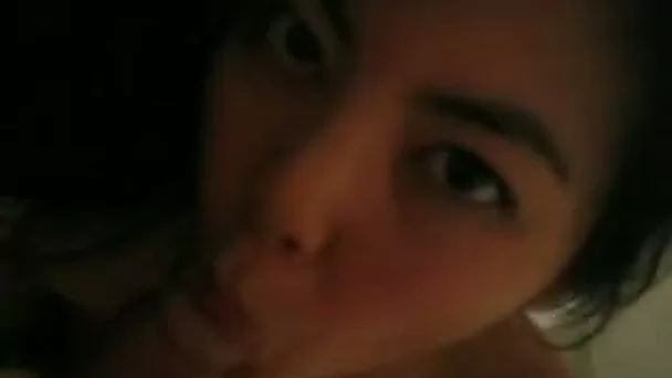 Cute Asian brunette girlie gave my buddy a chance to fuck her missionary