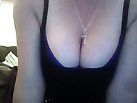 Big delightful white tits and whole lot of a sexy ass on webcam