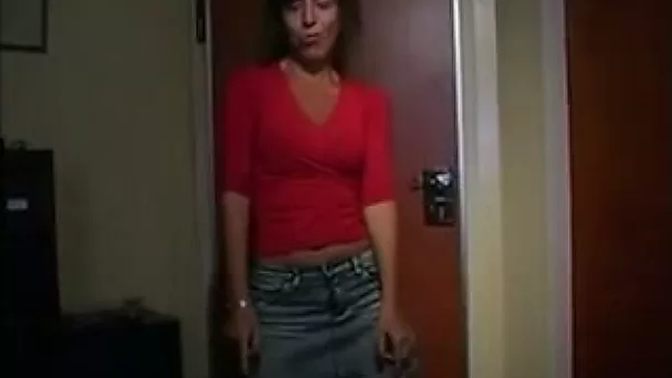 My kinky MILFie brunette strips and dances just for me in the evening