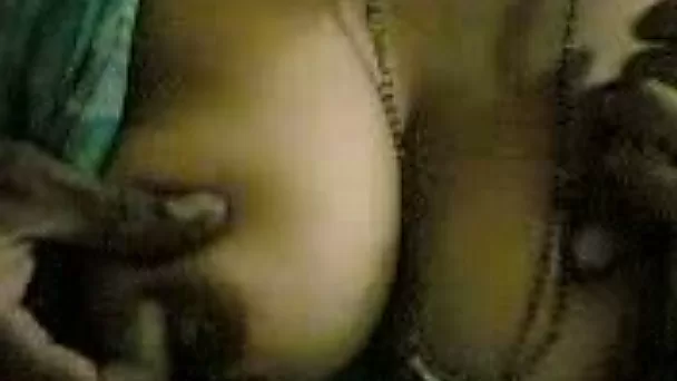 Horn-mad amateur Indian black head wifey loves when hubby jams her tits