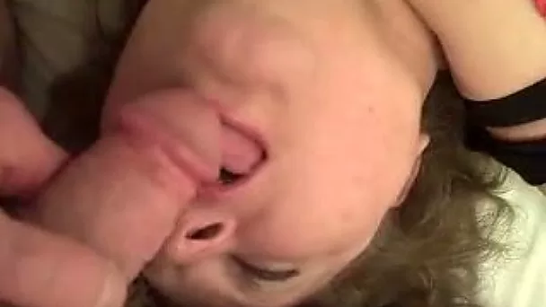 Sluts play with huge dildo.