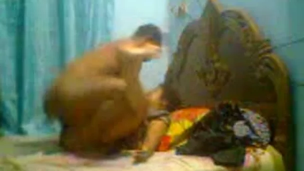 Submissive Kolkata married lady with her husband in bed