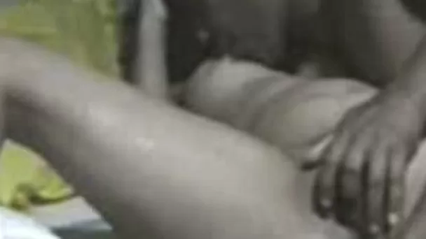 Horny Indian guy humping his submissive Desi girlfriend
