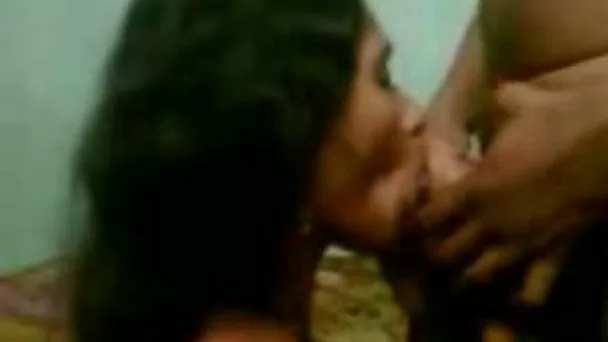 Horny and cock hungry Desi milf in the bedroom with her fuck friend