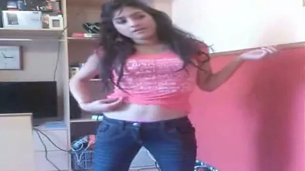 Mesmerizing and cute Indian college girl stripteasing