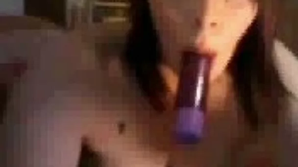 Horny redhead was all alone in her room and chatted with me on the web