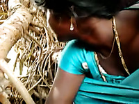 Beautiful and authentic village girl gives head to her BF
