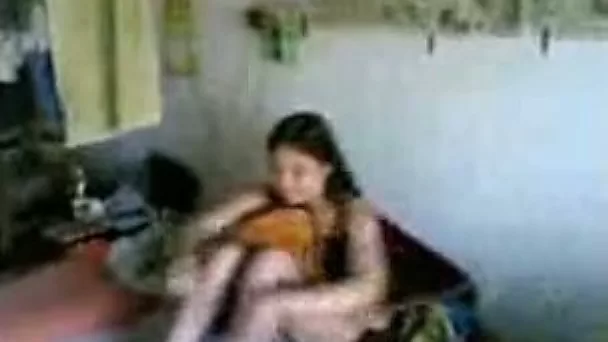 Cute submissive Bangladeshi girl submissively spreads her legs