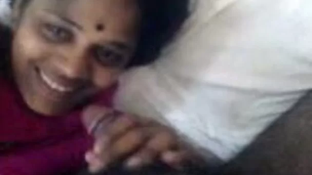 Brown skin bhabhi sucking black dick of her hubby on cam