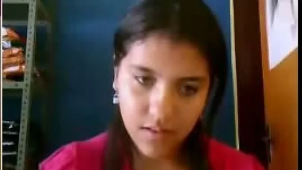 Playful and lascivious Indian college girl on webcam