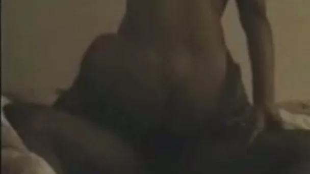 Curvy dark skin Desi sweetheart polishes and cleans up dick in her mouth