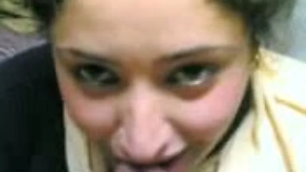 Cute chubby Kashmiri lady blowing dick on POV video