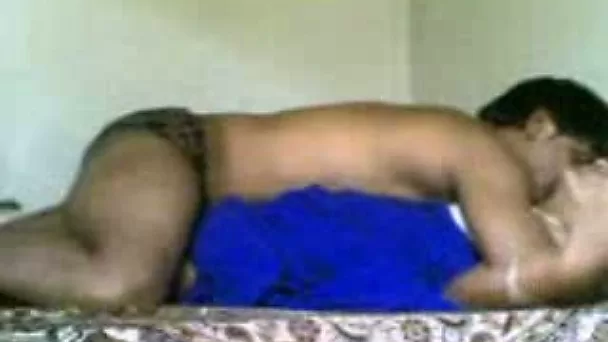 Dude undresses and fucks his dark skin Desi girlfriend
