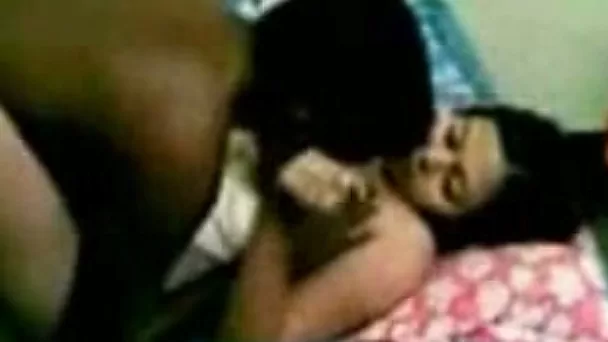 Dark skinned horn-mad Indian dude fucks busty brunette's twat mish