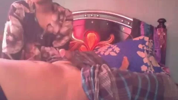 Cute Deci girl blows dick with love and makes her boyfriend happy
