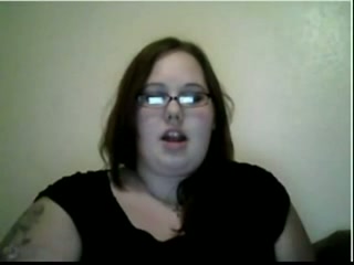 Really chubby ugly as fuck and perverted amateur nerdy bitch masturbated