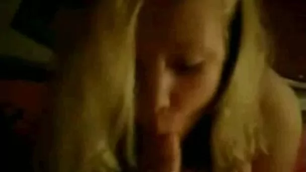 Awesome all natural blond haired amateur girlfriend gave me a great blowjob