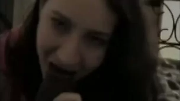 Charming cheating GF of my neighbor sucks my strong black tool