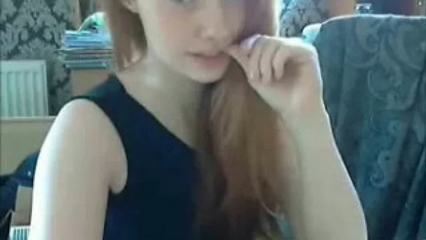 Slender pale light haired teen flashed me her nice inviting ass