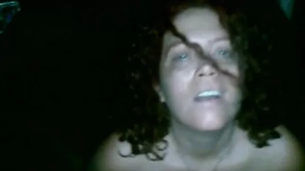 Curly slutty and extremely pale brunette sucked my dick and I fucked her with toys