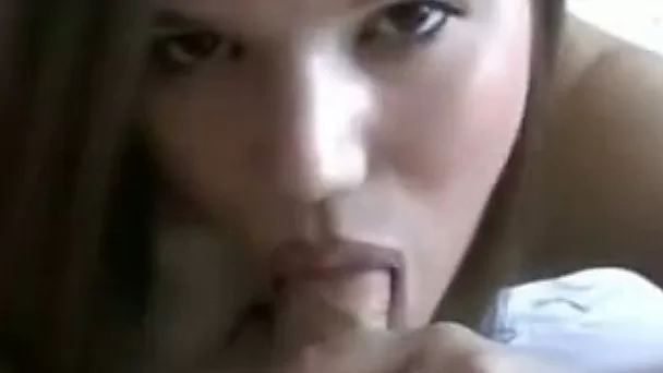 Outstanding sensual blowjob from British slut Tina on cam