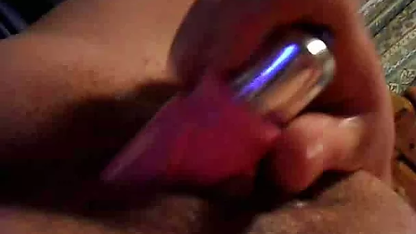 My astonishing tanned girlfriend pokes her wet pussy with her sex toy