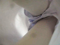 Nurse from local hospital flashes her upskirt on my hidden cam