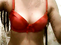 Slender Korean webcam beauty shows me her perky tits with joy