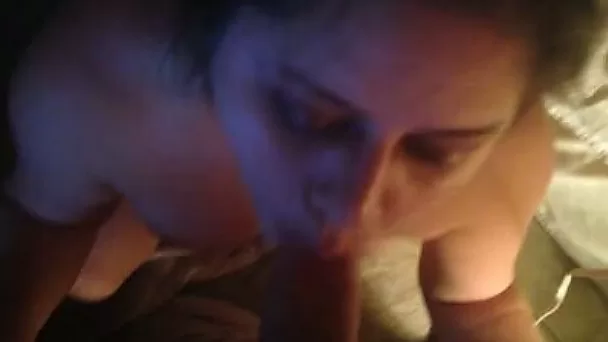 My wife guzzles my penis and loves every inch