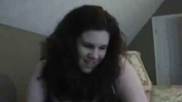 Filthy pregnant girlfriend showing her goodies on webcam