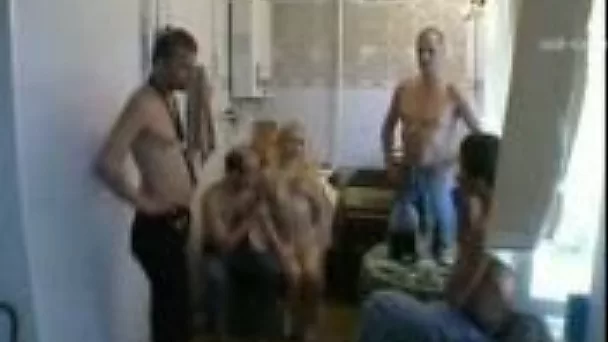 Making our first gang bang video on my wife's birthday party