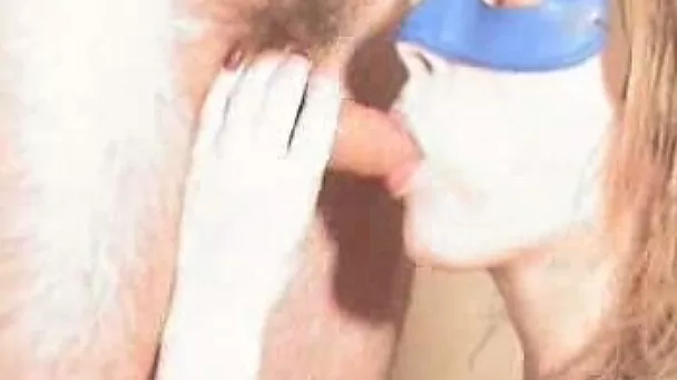 My young ginger mistress blows my shaved cock with passion