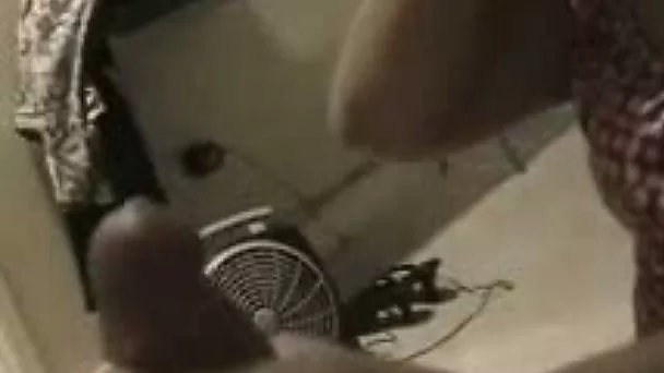 My young wife finally learns how to jack off my dick